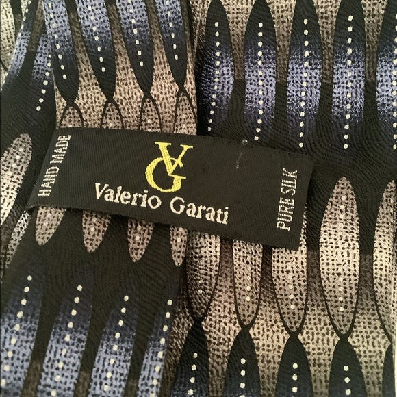 Necktie by Valerio Garati VG men’s brown blue nice designs very professional - Picture 6 of 10